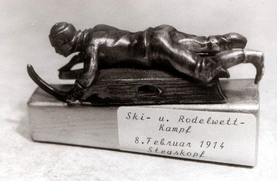 Der Rodelpreis aus dem Jahr 1914