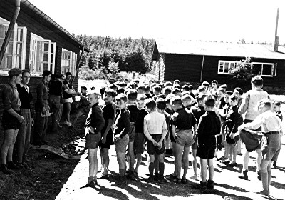 Franzsische Kinder auf dem Stegskopf