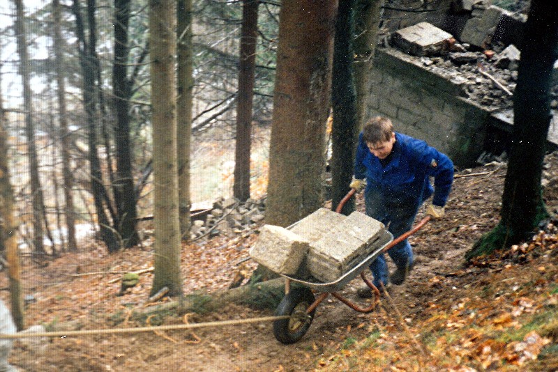 Abbrucharbeiten am Richterturm