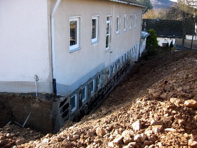 Freilegung des Kindergartens