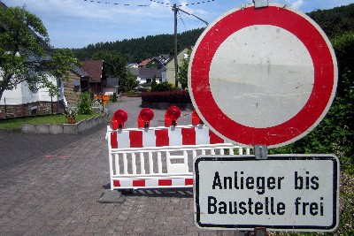 Die Arbeiten in der "Borngasse" beginnen